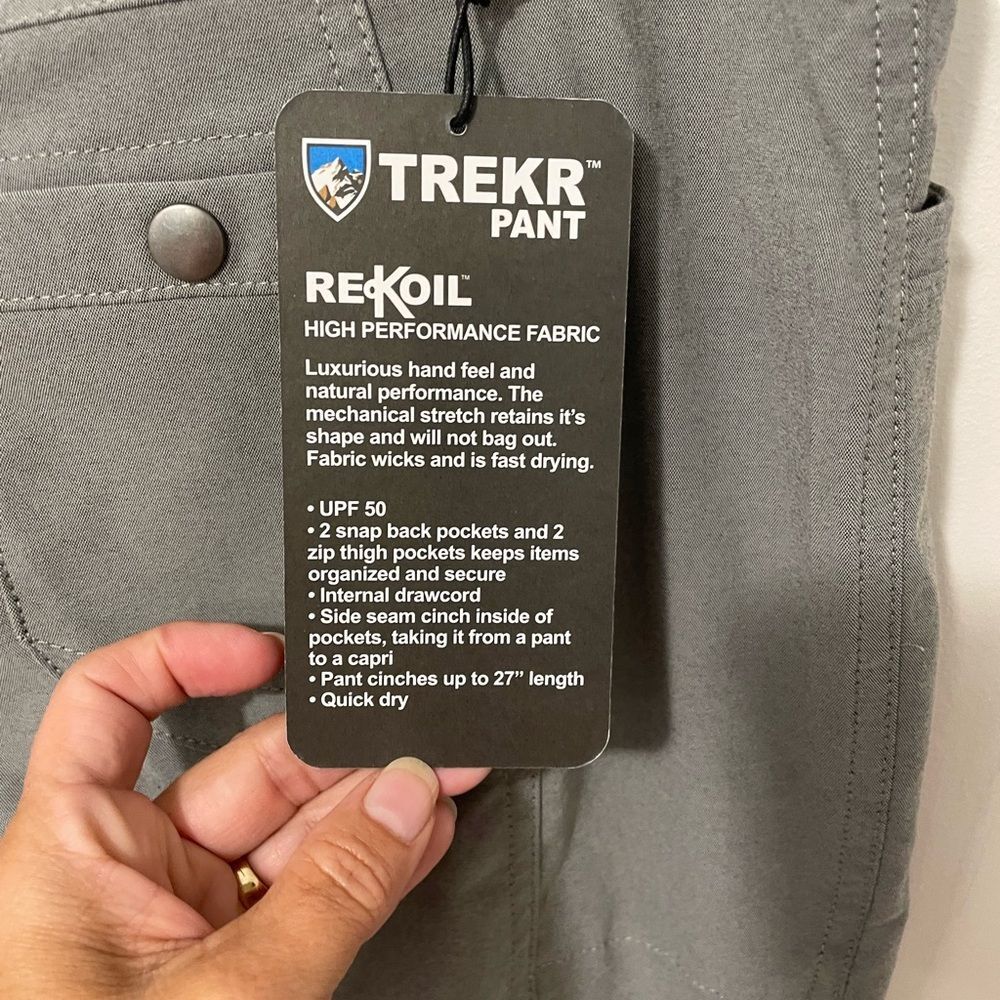 New Kuhl midrise straight fit womens Trekr performance stretch hiking pant sz 12 - Picture 8 of 14